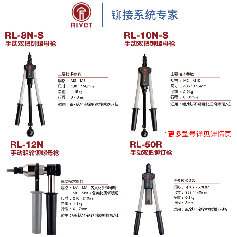 新品家用手动省力铆钉枪手动抽芯拉钉枪拉铆枪拉铆螺母枪工厂自营