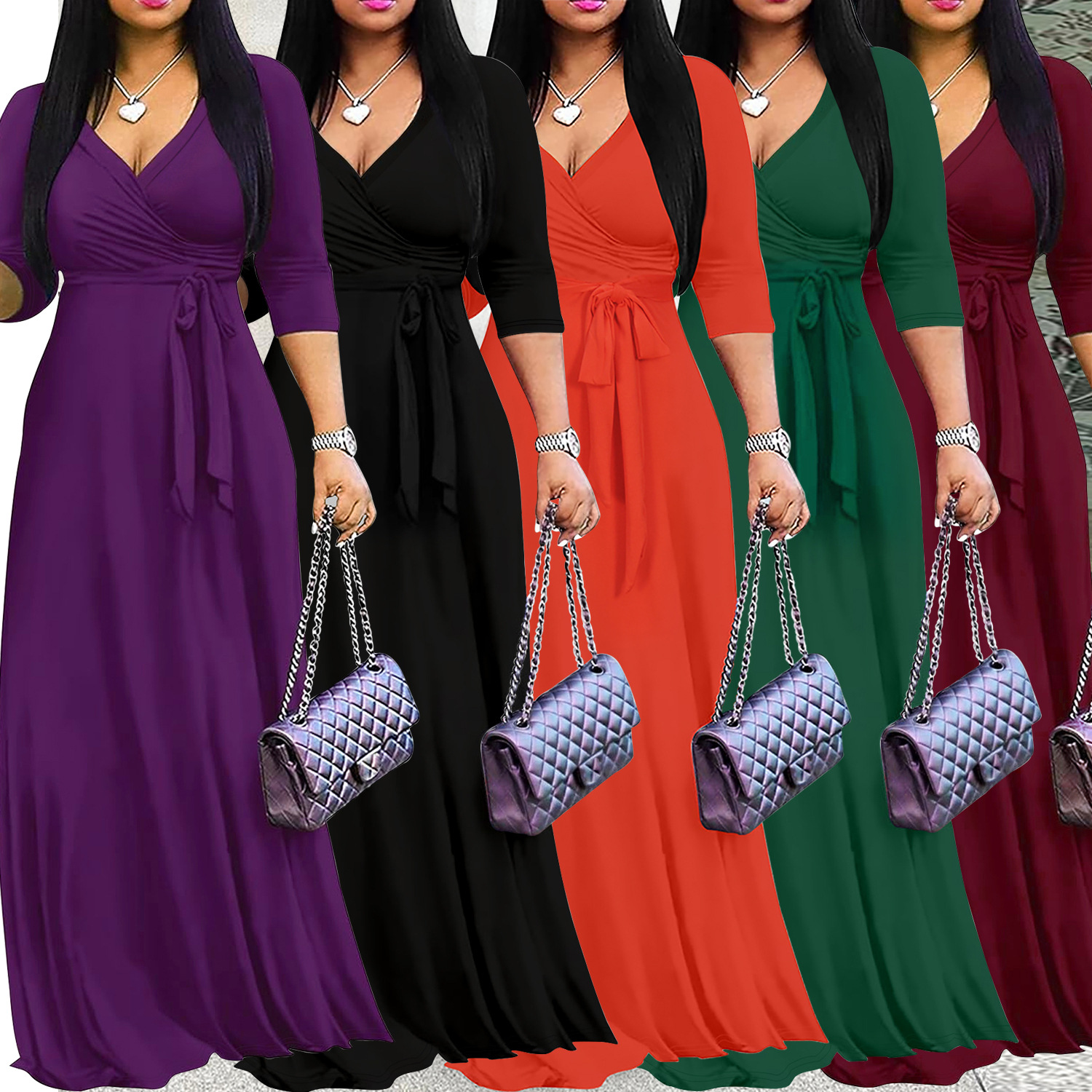 summer elegant solid color fitted brace