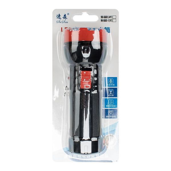 LED plastic flashlight
