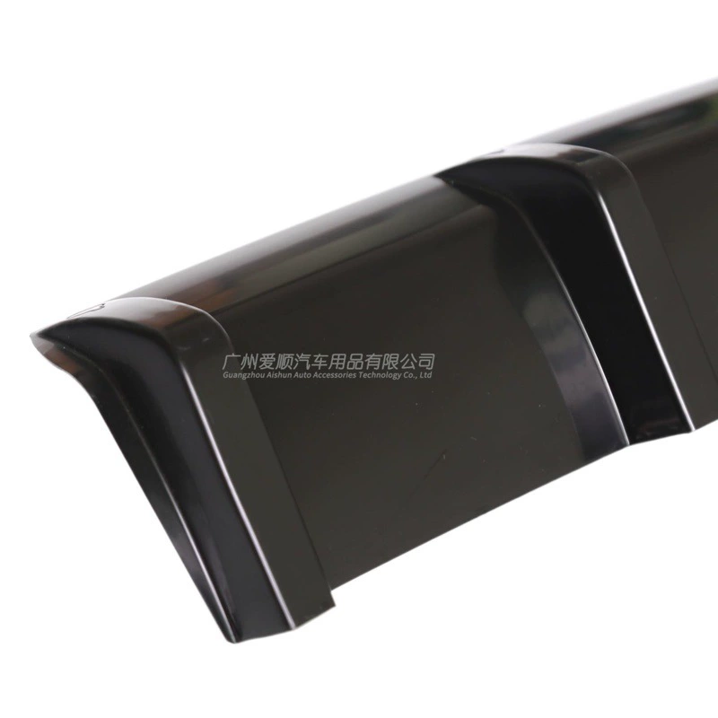 Автомобиль модифицированный задний бампер дефлектор 92 см ярко-черный 6-крылый плавник акулы шасси спойлер задняя губа ярко-черный