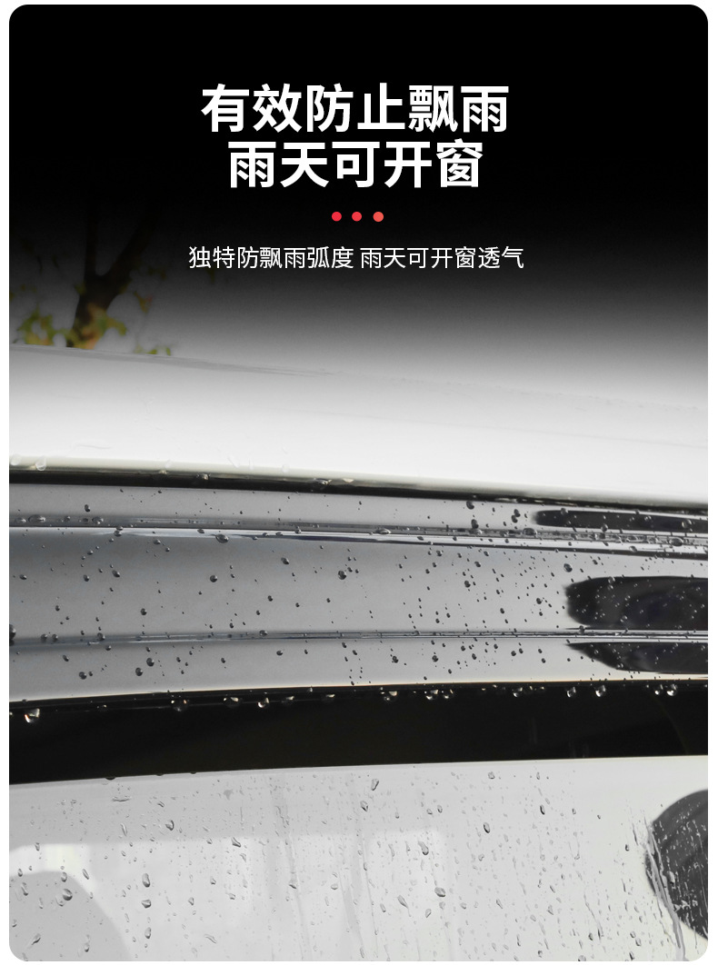 For Toyota 24 Prado Wind Deflectors LC250 Window Visor Accessories