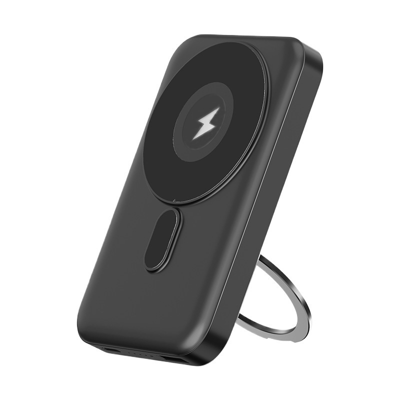 急速充電磁気ワイヤレスパワーバンクミニポータブル大容量携帯電話時計パワーバンクスタンド充電器付き|undefined