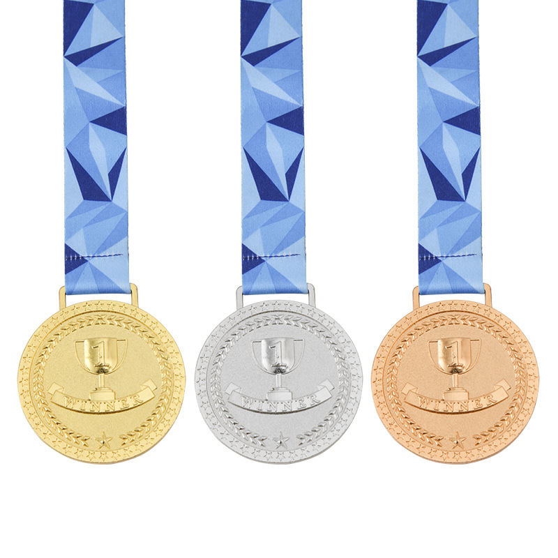 Medallas Metal medalla deportiva Medalla de carreras Medallas competitivas Maratón conmemorativo digital Fútbol