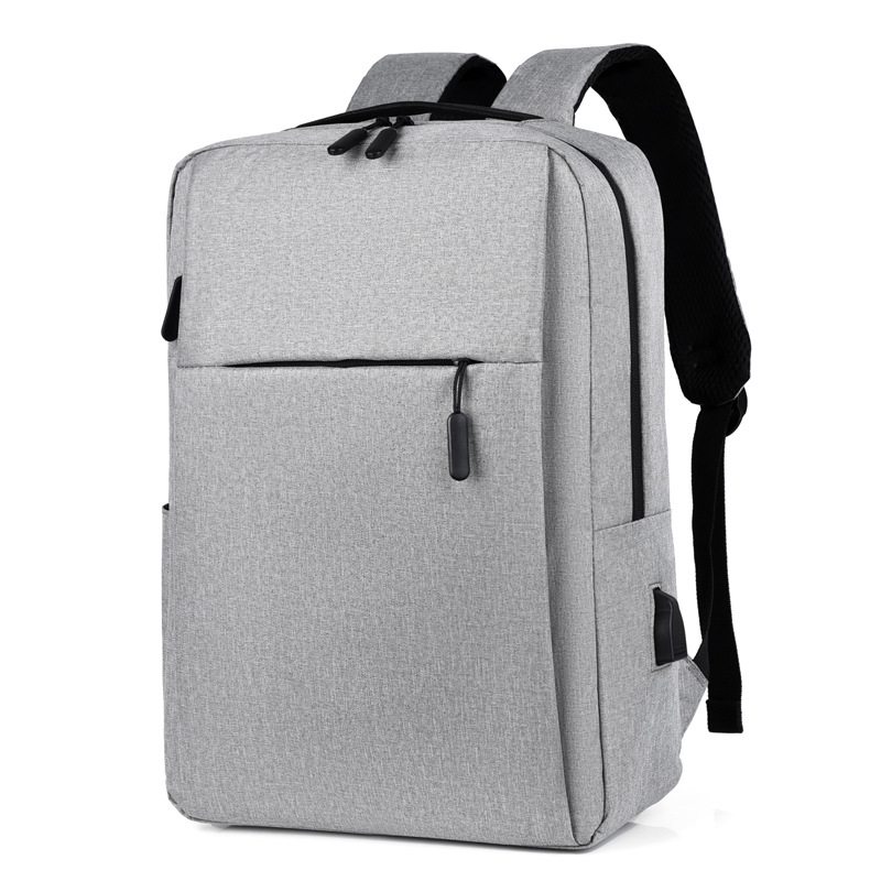 Business Casual Dual-Shoulder Bag Men's School Bag Tablet Computer Bag Rechargeable Backpack 14/15 Inch Can Add LOGO