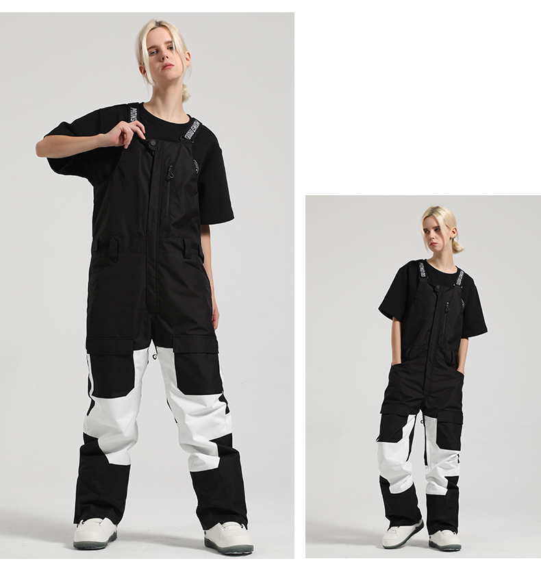Nieuwe snowboardbroek heren winddicht waterdicht warm kleur bijpassende werk outdoor ski-uitrusting eendelige skibroek_voghion.com