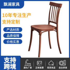 塑料靠背吃饭椅子加厚出租房家用餐椅温莎椅餐桌凳大排档凳子批发