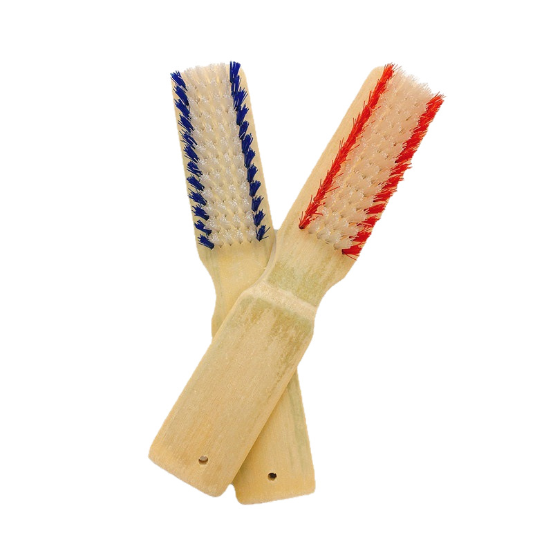 Aumentar el grosor cepillo de zapatos de bambú largo cepillo de zapatos de doble color cepillo de lavandería cepillo de piso de un dólar y dos dólares tienda por departamentos al por mayor