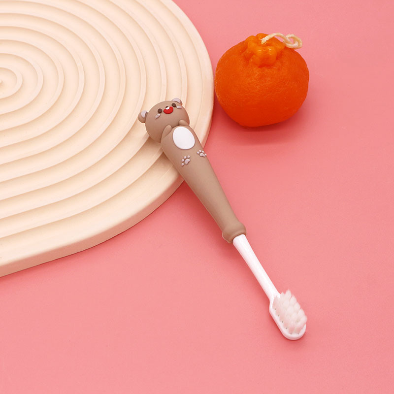 Cepillo de dientes niños bebé pelo suave al por mayor de dibujos animados lindo creativo diez mil pelo cepillo de dientes 2-10 años de edad bebé cepillo de dientes