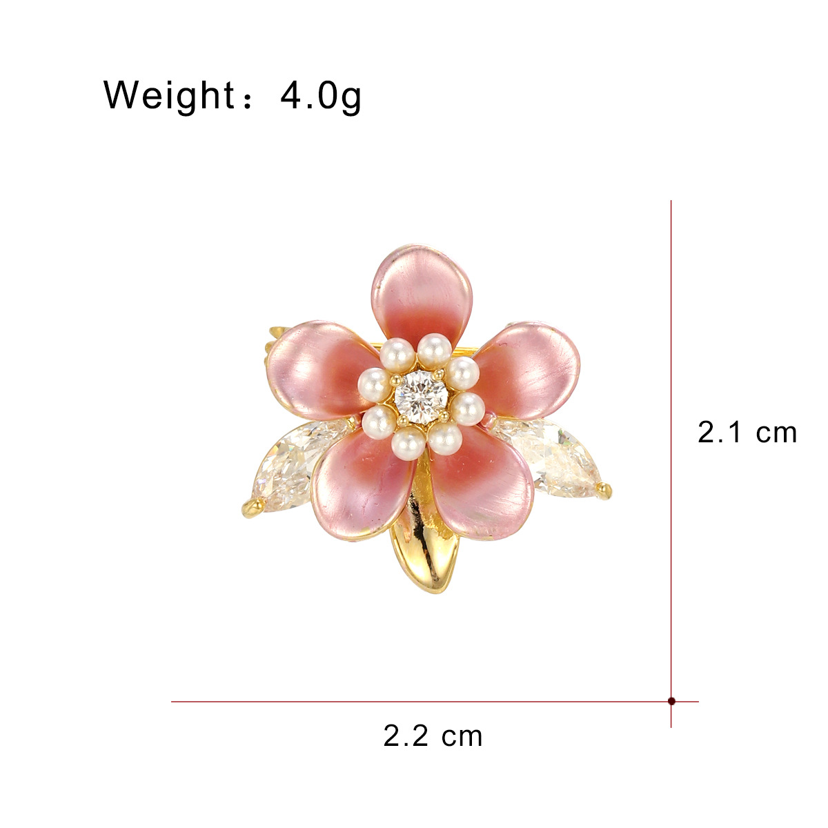 Purple Camellia Pearl Enamel Brooch For Women Elegant Accessory_voghion.com