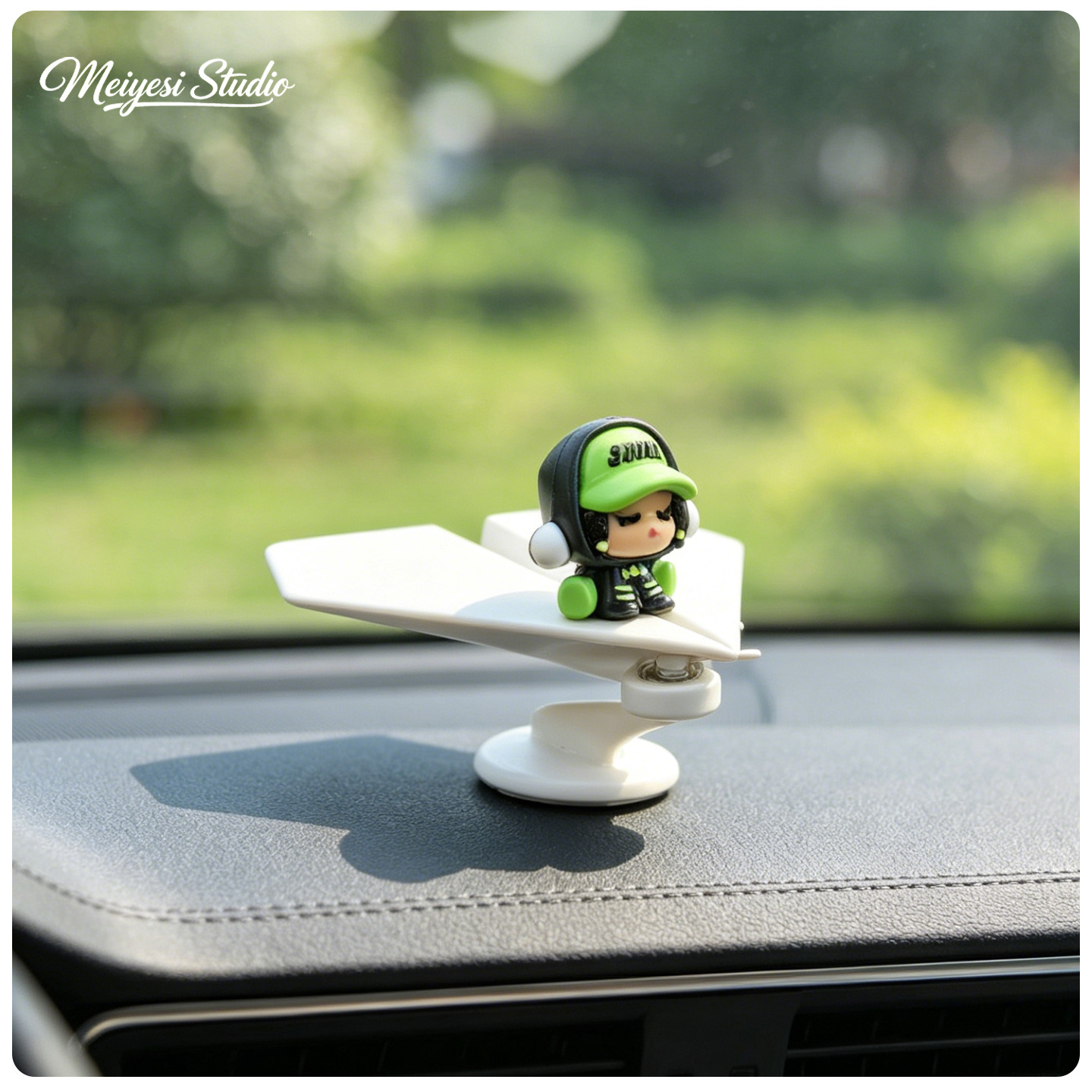 Crayón nuevo avión giratorio 2026 nuevo automóvil adorable joyería de dibujos animados decoración de curación descompresión
