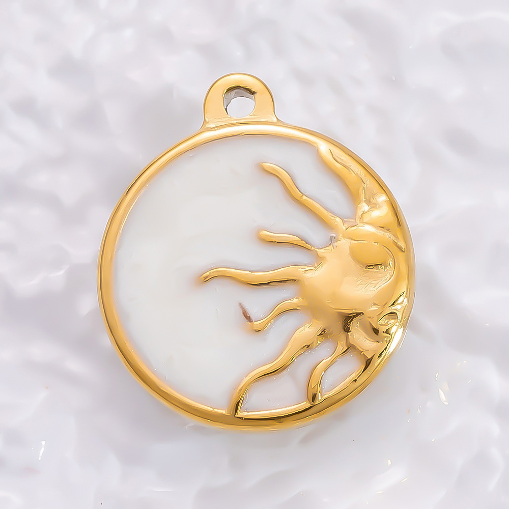 6g Weight 0.03µm-0.05µm Gold Plating Thickness PVD Coated Gold Plating Process Pendant Jewelry Making Type 18.11*16.83mm Jewelry Making Size 18K Real Gold Plated Plating Material Rhinestones Inlay Material 1 Piece Quantity 304 Stainless Steel Material Moon, Tree, Heart Shape Pattern IG Style Style Waterproof Non Tarnish, Inlay Craft 1 Piece 18.11*16.83mm 304 Stainless Steel Zircon PVD Coated Real Gold Plated Moon Tree Heart Shape Polished Pendant DIY Jewelry Accessories 9