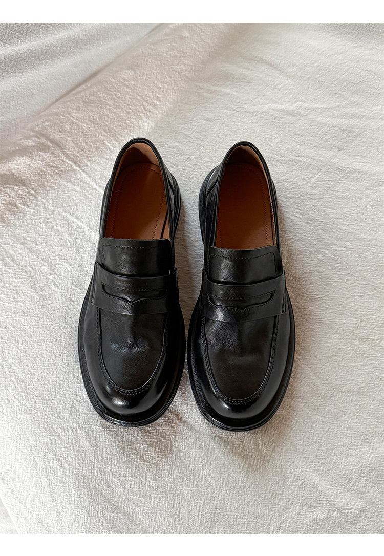 Mocassini donna old money stile in pelle con interno caldo_voghion.com