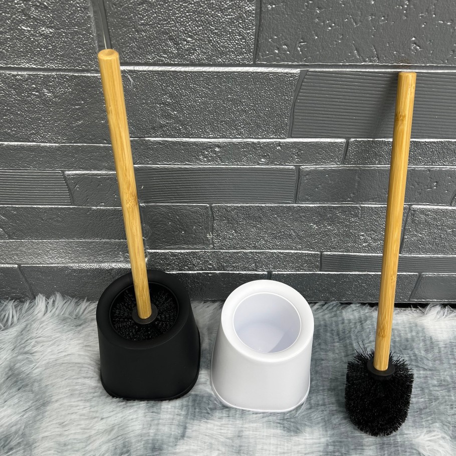Cepillo de Inodoro Doméstico de Mango Largo de Plástico para Baño image 3