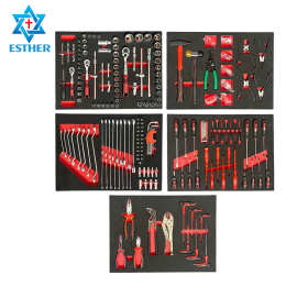 420件EVA工具托组合套装手动机修汽修工具家庭机械维修工具外贸