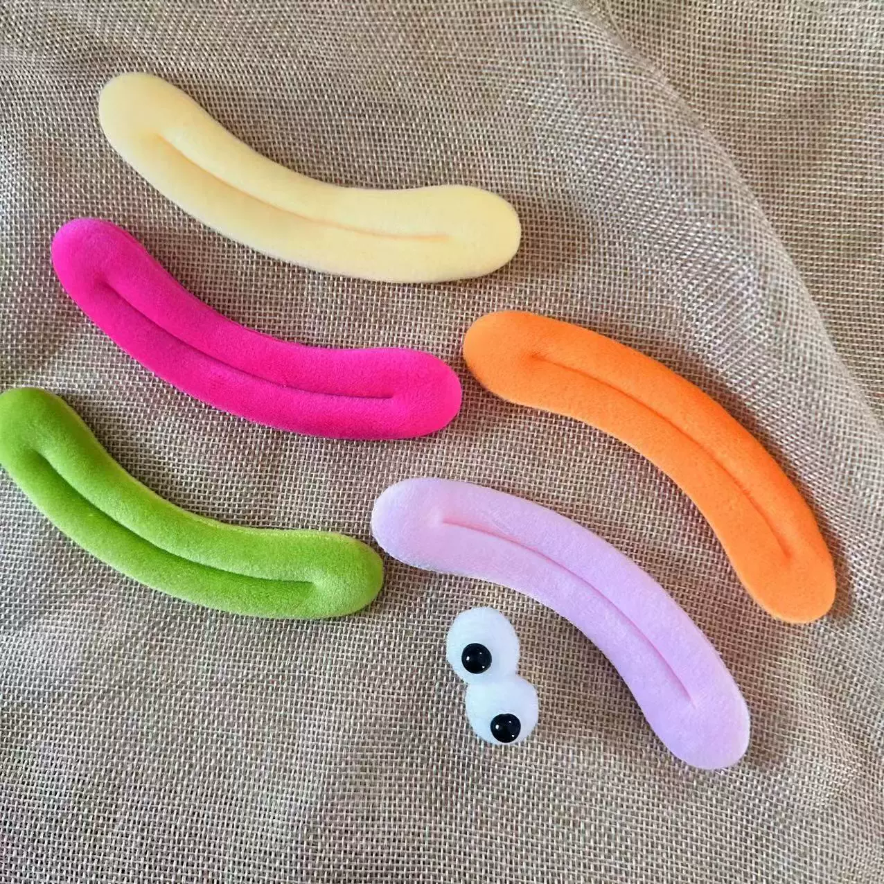 Новые и экзотические хлопчатобумажные трехмерные сосиски рот большие глаза аксессуары