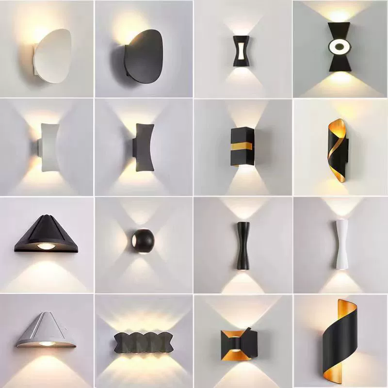 Наружные настенные светильники водонепроницаемые наружные настенные светильники светодиодные дворовые светильники