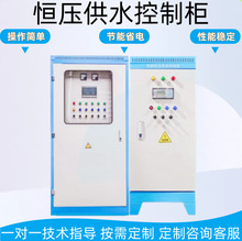 PLC恒压供水成套自动化变频柜排烟风机调速控制配电箱污水处理柜