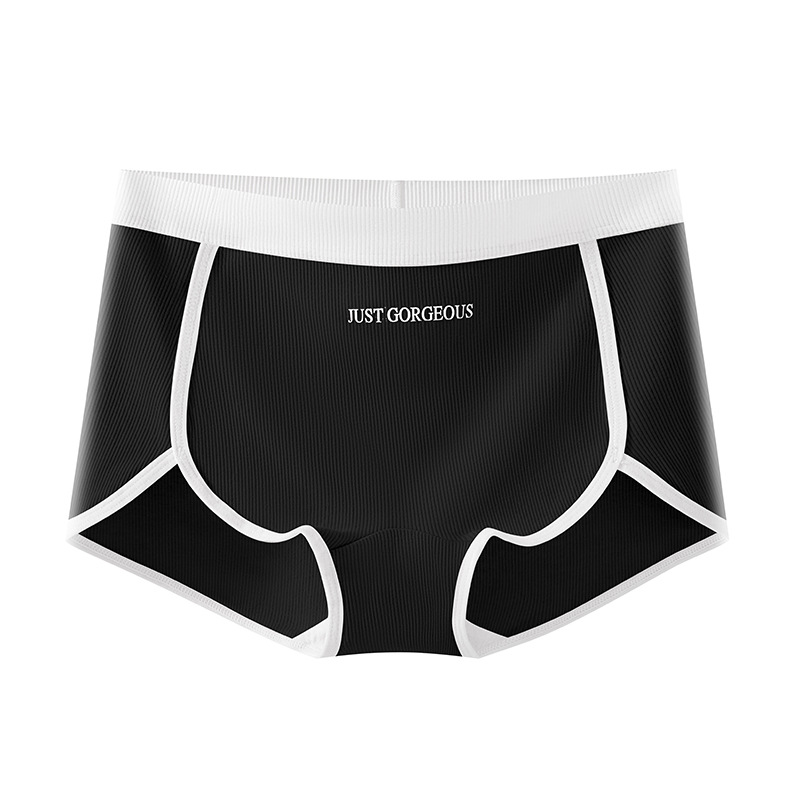 Una categoría de ropa interior de gran tamaño de algodón puro para mujer grasa mm entrepierna de algodón 10A entrepierna antibacteriana 2025 nuevo estilo deportivo pequeño bóxer