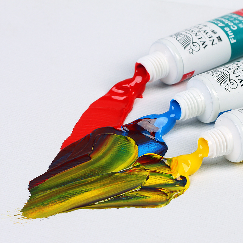 Windsor Newton Acrylic Paint Set 12 Colors 18 Colors 24 Colors Wall Painting Textile Hand Painting A