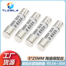 �մɱ��U�z�� 6X25MM�մ��۔���0.5A-30A250Vƽñ���U���մ�