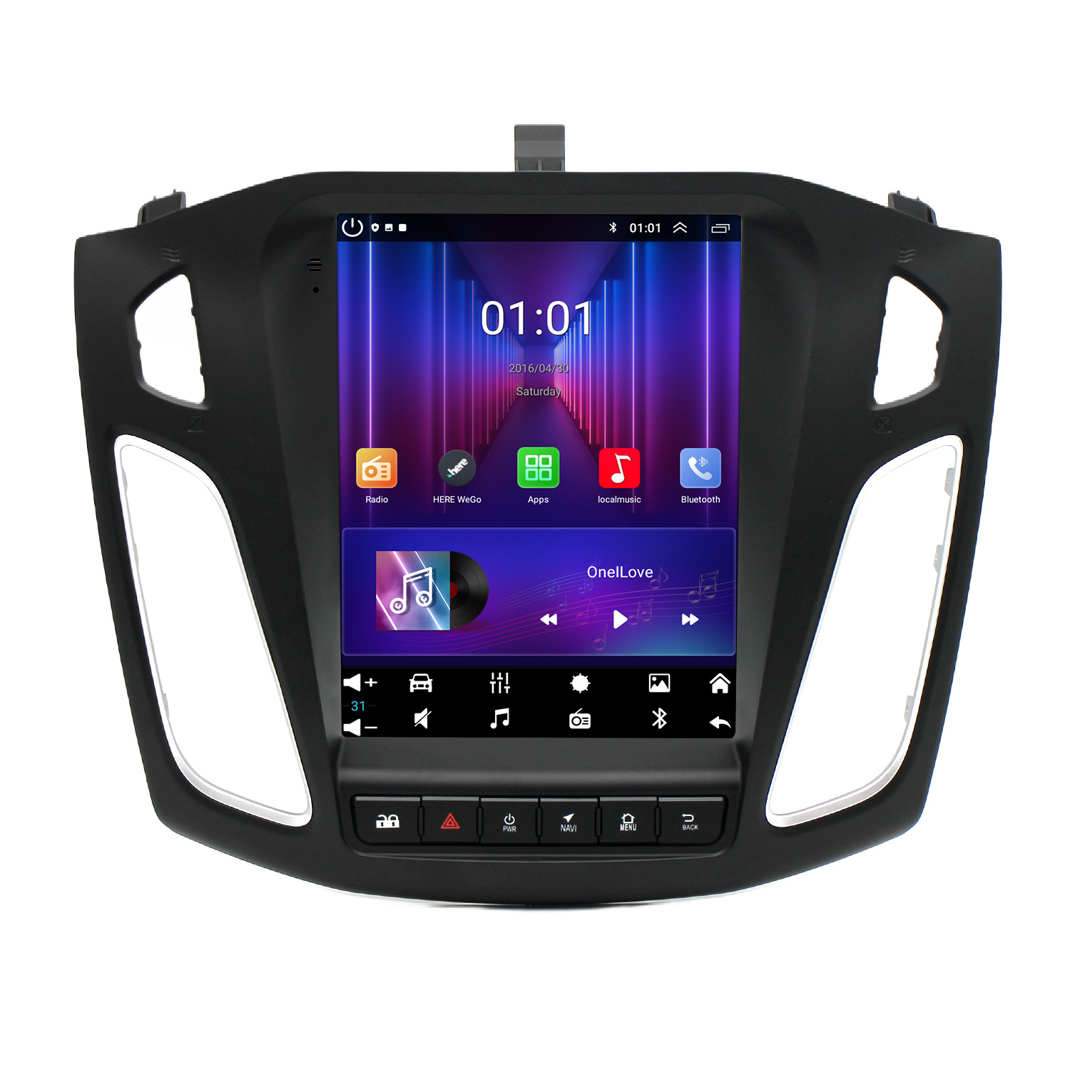 Aplicable a Ford Focus navegación 12-18 pantalla grande Android inteligente GPS Bluetooth pantalla vertical navegación del coche