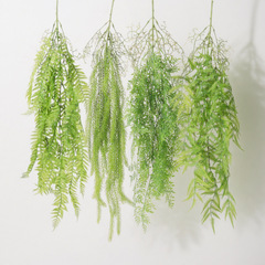 仿真绿植波斯蕨壁挂婚礼装饰假花藤条商场餐厅造景蕨类水草批发