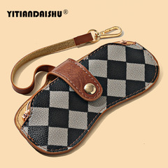 Eyeglass bag for women, anti-pressure portable storage bag, simple and practical, anti-pressure protection case, sunglasses accessories, sun glasses pouch