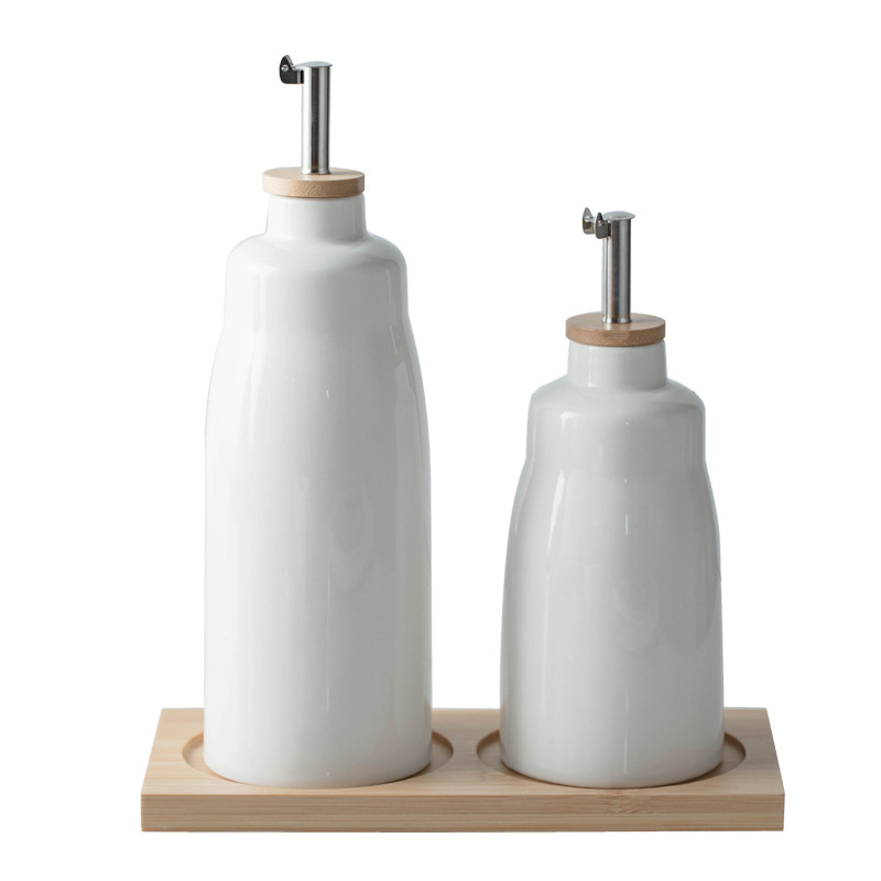 2024 New Ceramic Oil Bottle Sauce Vinegar Seasoning Bottle