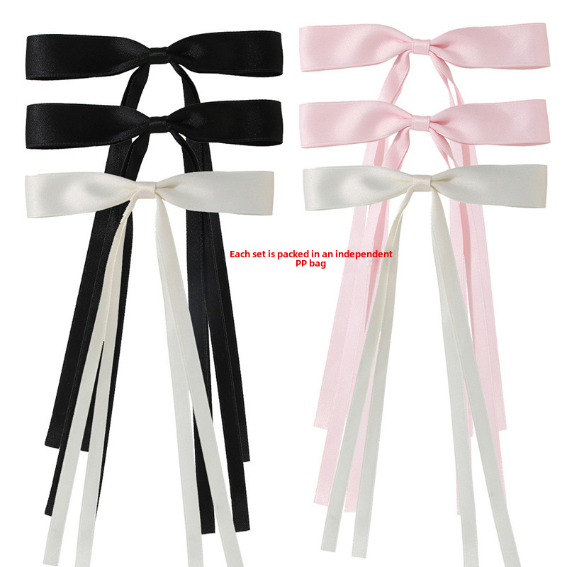 Set 6 fermagli per capelli a fiocco stile coreano accessori_voghion.com