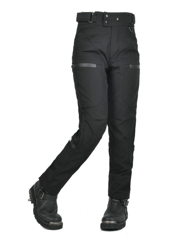 VOLERO motocicleta cuatro estaciones a prueba de caídas pantalones de ciclismo a prueba de viento de cintura alta para mujeres jinetes locomotoras pantalones a prueba de caídas protectores de silicona