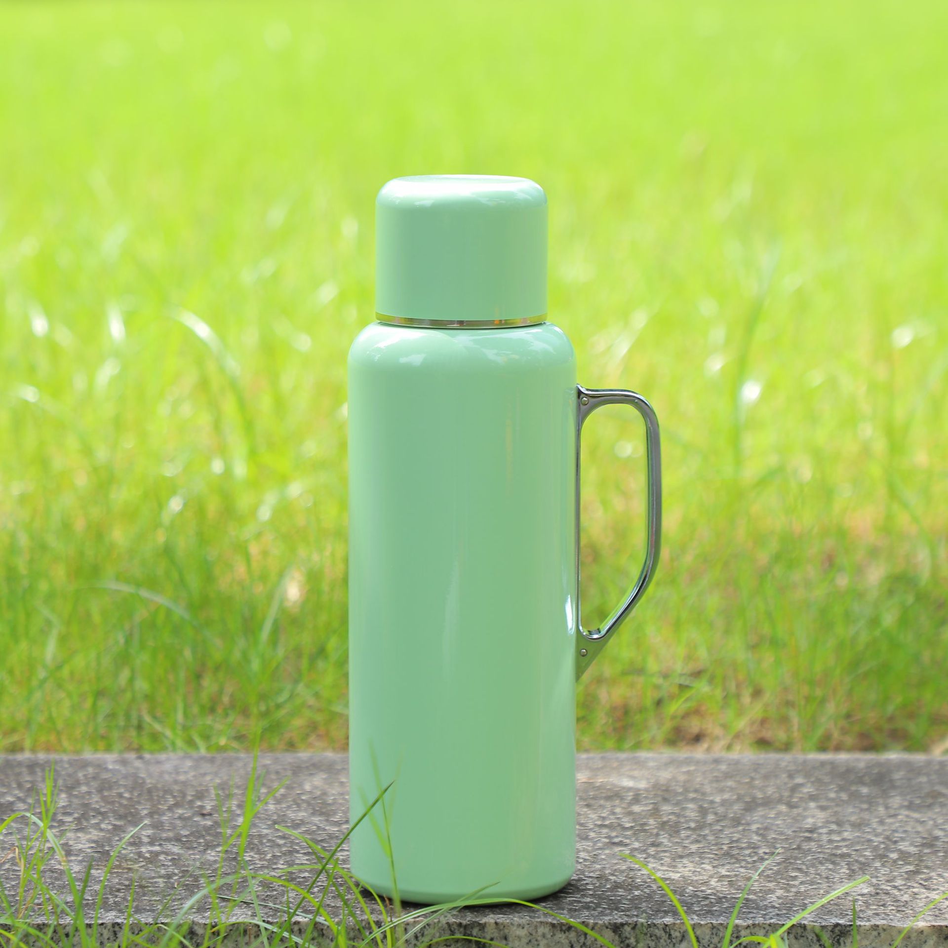 750ML 기계식 온도 표시 연한 녹색