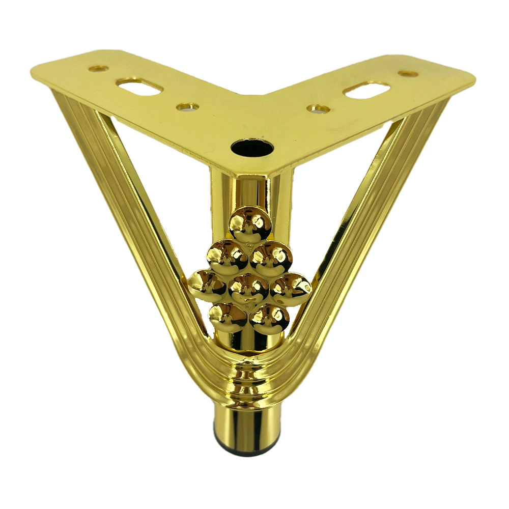 Металлическая аппаратная мебель ноги легкий чай ножки европейский стиль диван ноги минималистский телевизионный шкаф розы один цветок ноги через границу