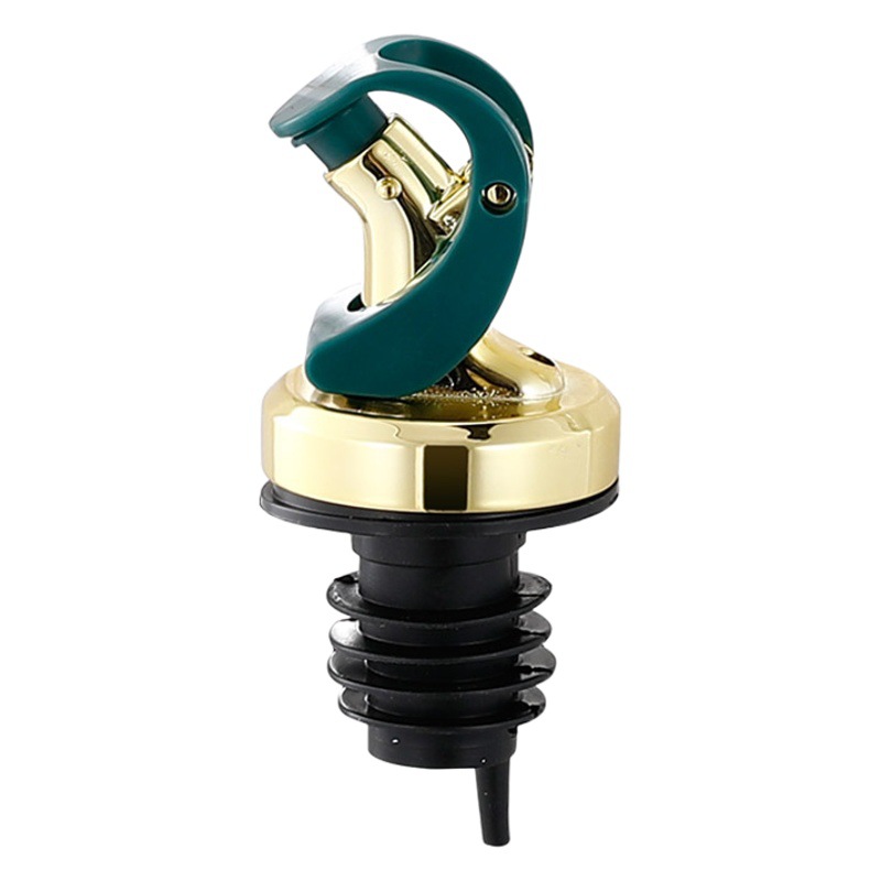 Boquilla de aceite de apertura y cierre automático tapón de botella de aceite chapado en oro boquilla de olla de aceite de flip automático boquilla de olla de aceite de gravedad tapón de apertura automática y cierre boquilla de salsa de soja