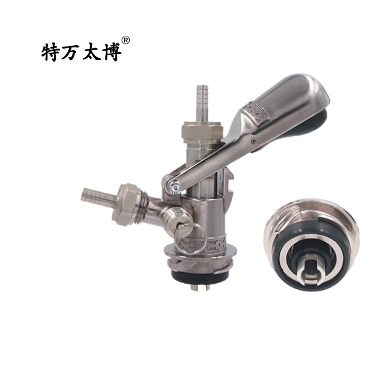 拉环泄压中国风S型井式分配器带泄压扎啤机桶装啤酒分配器设备