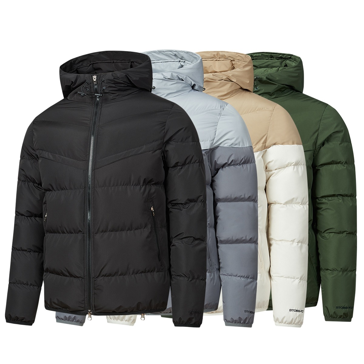 Cross-border exclusive European size men's cotton coat 2026 new autumn and winter hooded high-end cotton jacket, warm and thick winter coat