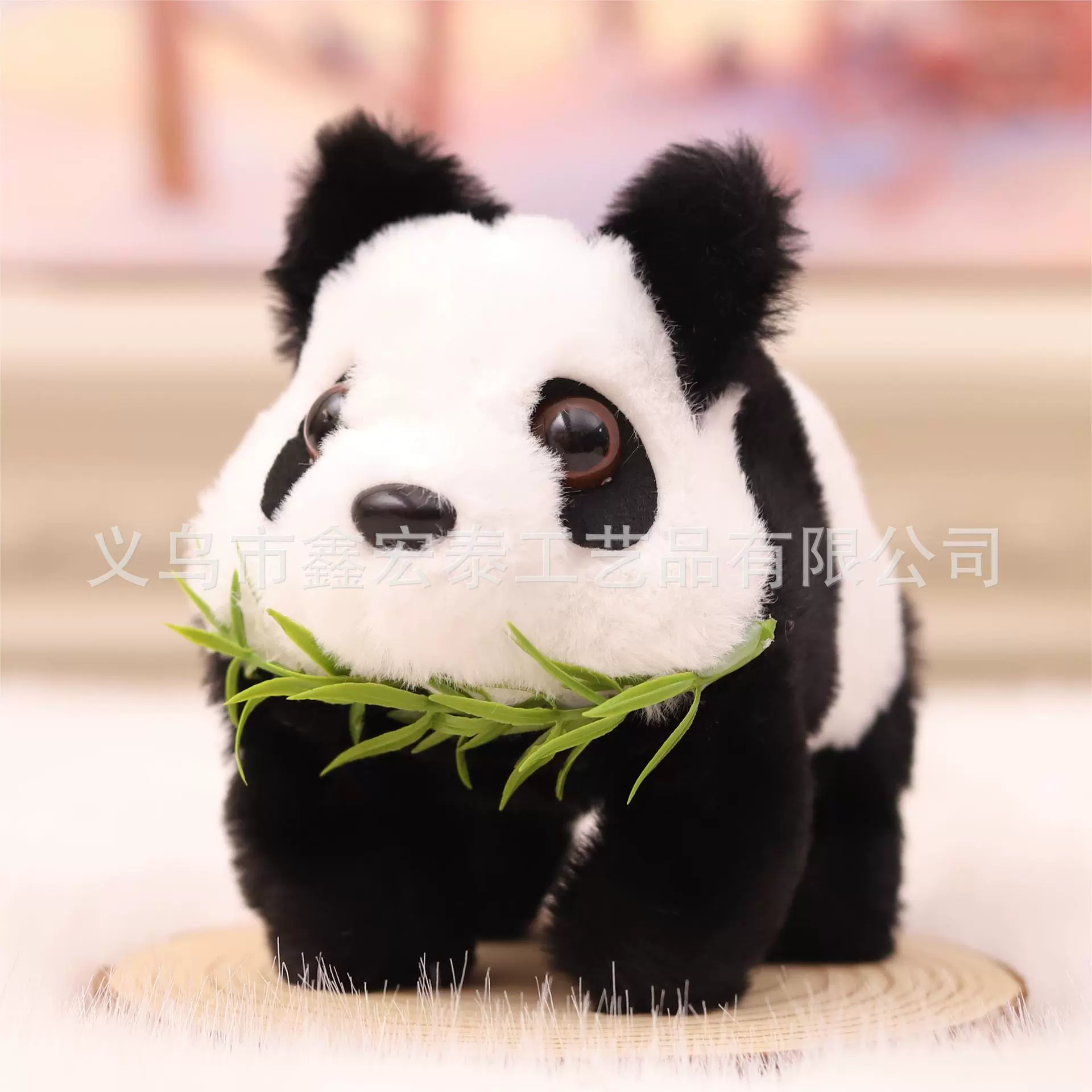 Realistic electric plush toy, panda, new collection, pet
