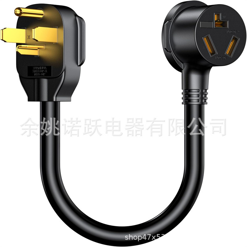 1.5 Feet (about 3.8m) Dryer Socket Adapter, 3-Prong to 4-Prong Dryer Adapter