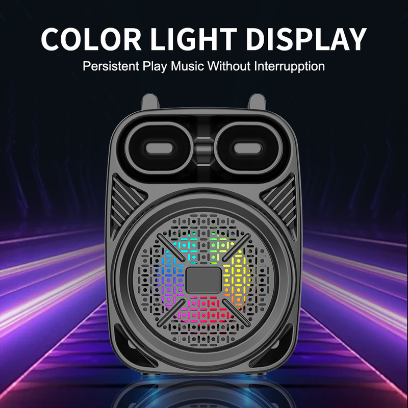 Sing-Ezqs1362 Portable Bluetooth 5.0 Speaker with Microphone and Card Slot for Outdoor Square Dancing Promotion Sing-Ezqs1362 Portable Bluetooth 5.0 Speaker with Microphone and Card Slot for Outdoor Square Dancing Promotion