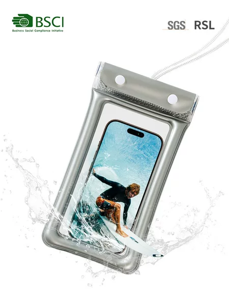 Best-selling waterproof phone case for outdoor activities like swimming, rafting, stream trekking, and hot springs; it is floatable and waterproof
