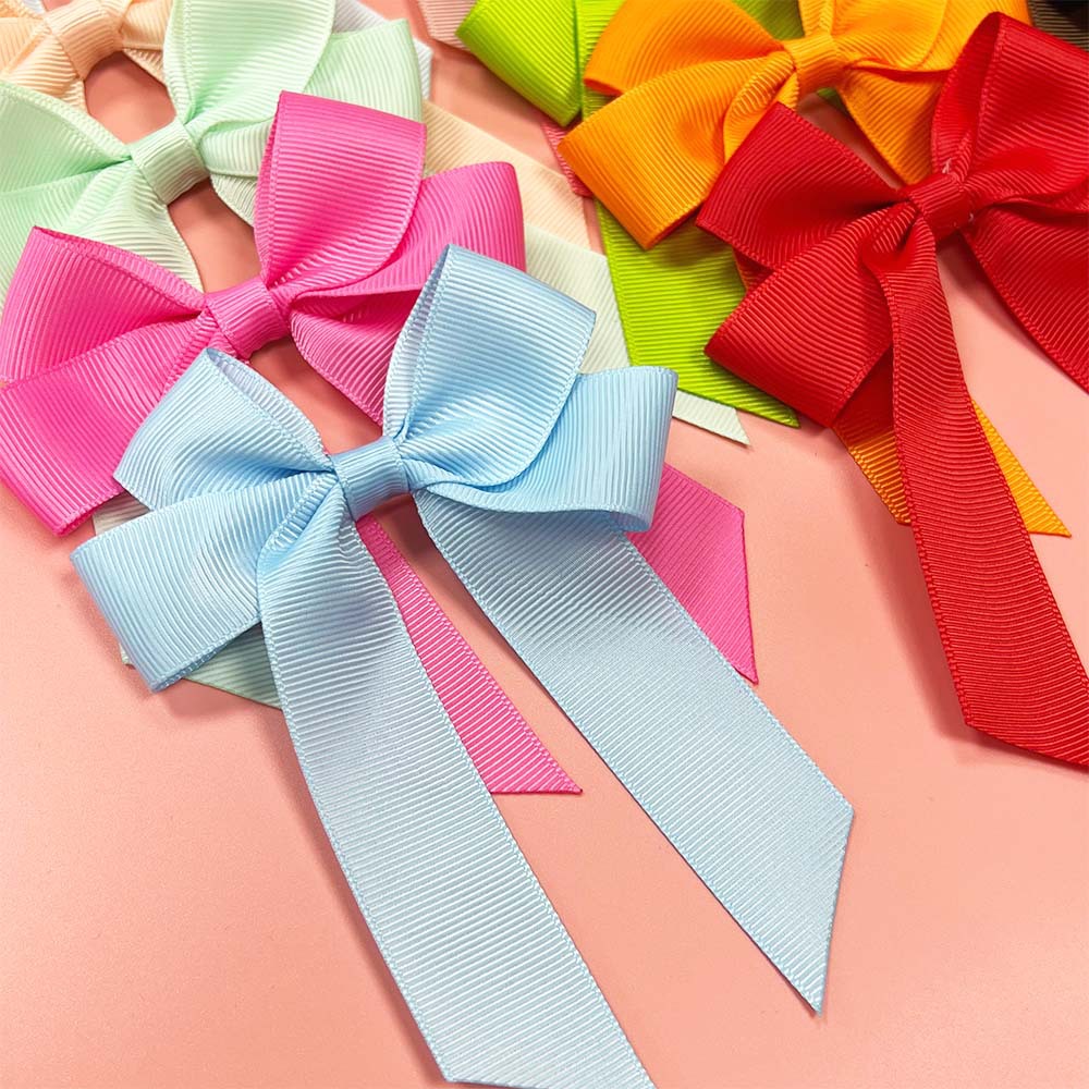 9g Weight Hair Clip Hair Accessories Type 1 Piece Quantity Holiday Occasion Cloth Material Knot, Butterfly, Bow Knot Pattern All Seasons Season Girl'S Gender Cute, Simple Style Style Cute Simple Style Girl'S Knot Butterfly Bow Knot Cloth Hair Clip 3