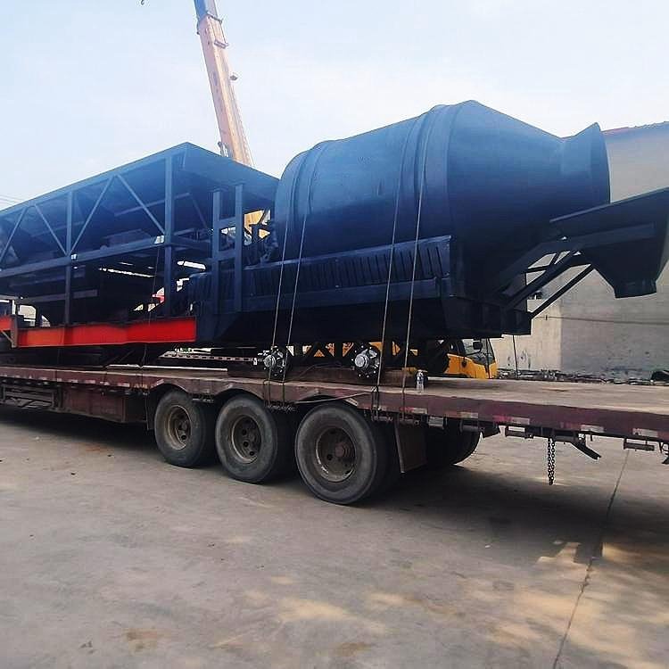 移动式搅拌站 混凝土搅拌站 GT750型两仓配料搅拌机