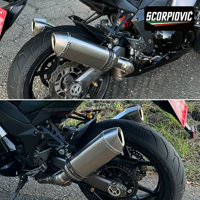 Motorcycle exhaust pipe — set, Scorpion AR tail-section