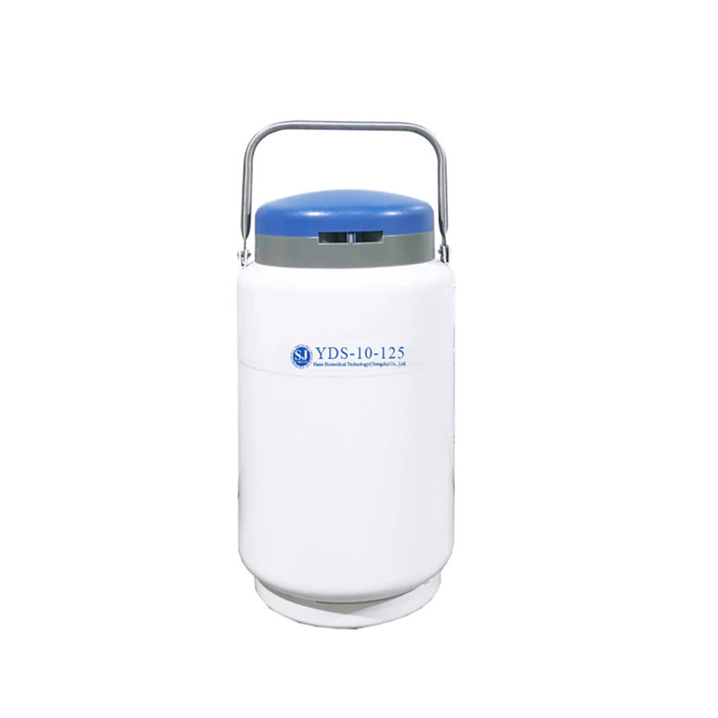 成都盛杰YDS-10-125液氮生物容器 YDS-10-125-FS样品液氮生物容器
