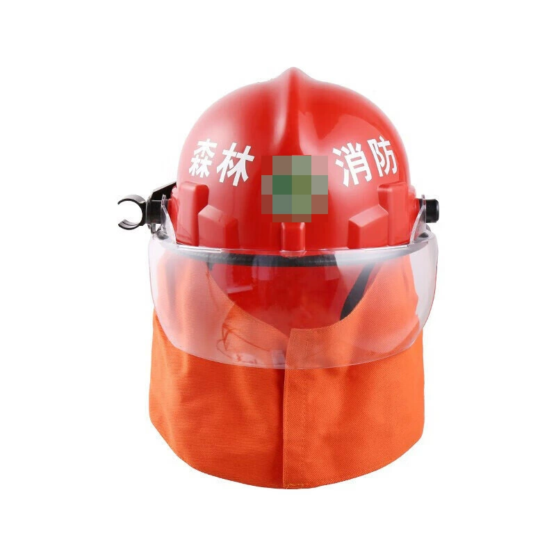 С шалью, аварийно-спасательный шлем, защитная кепка от пожара на лугах, огнестойкая теплоизоляционная защитная кепка от лесного пожара