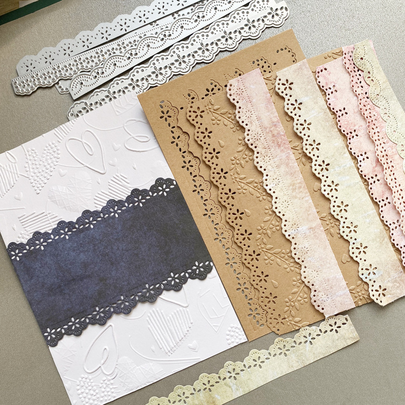 Lace lace cutting mold scrapbook cutting book paper art embossing three-dimensional book material clay mold Lace lace cutting mold scrapbook cutting book paper art embossing three-dimensional book material clay mold
