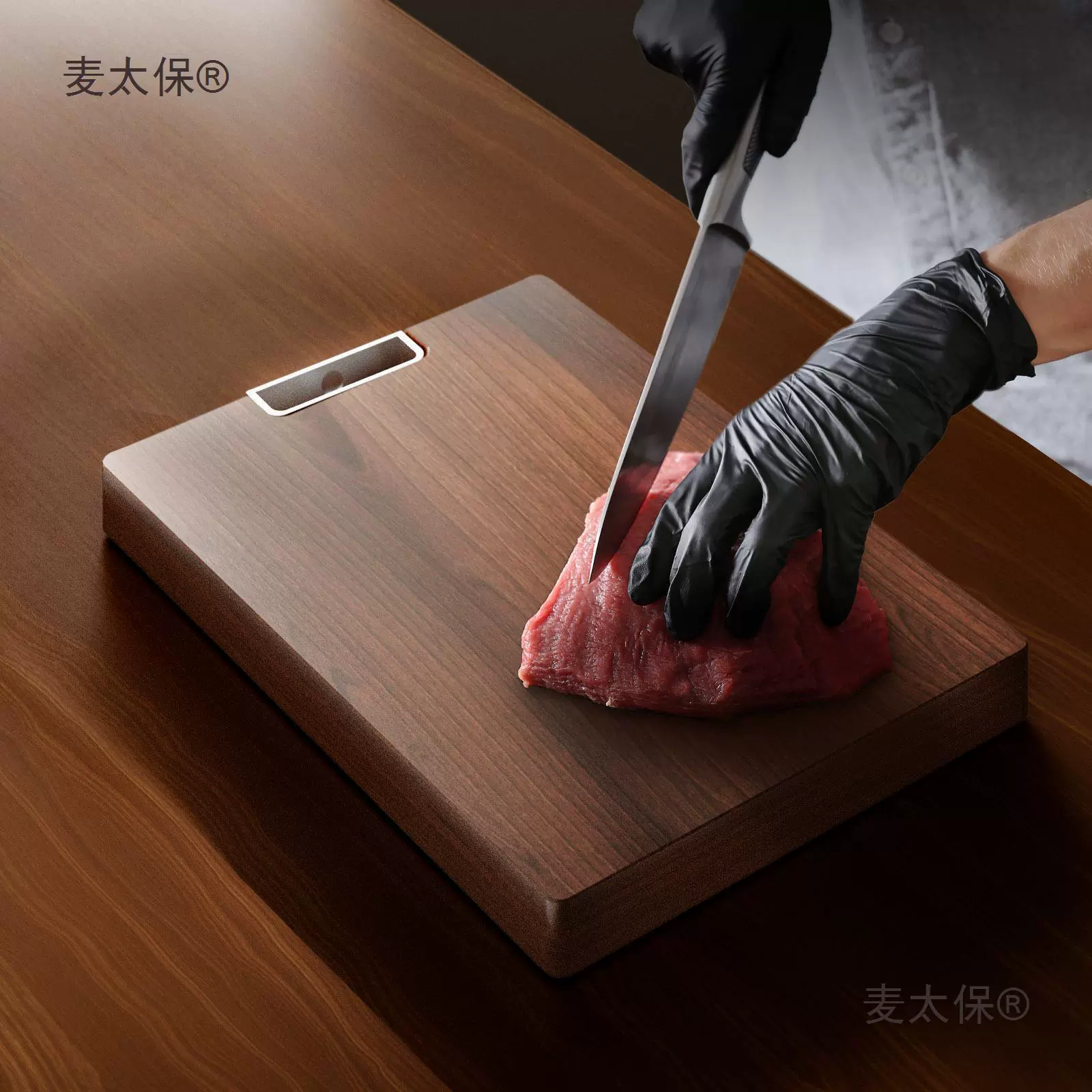 Разделочная доска из массива черного дерева, разделочная доска из массива дерева, устойчивая к плесени, бытовая кухонная доска, разделочная доска для фруктов, Mai Le De Zhu.