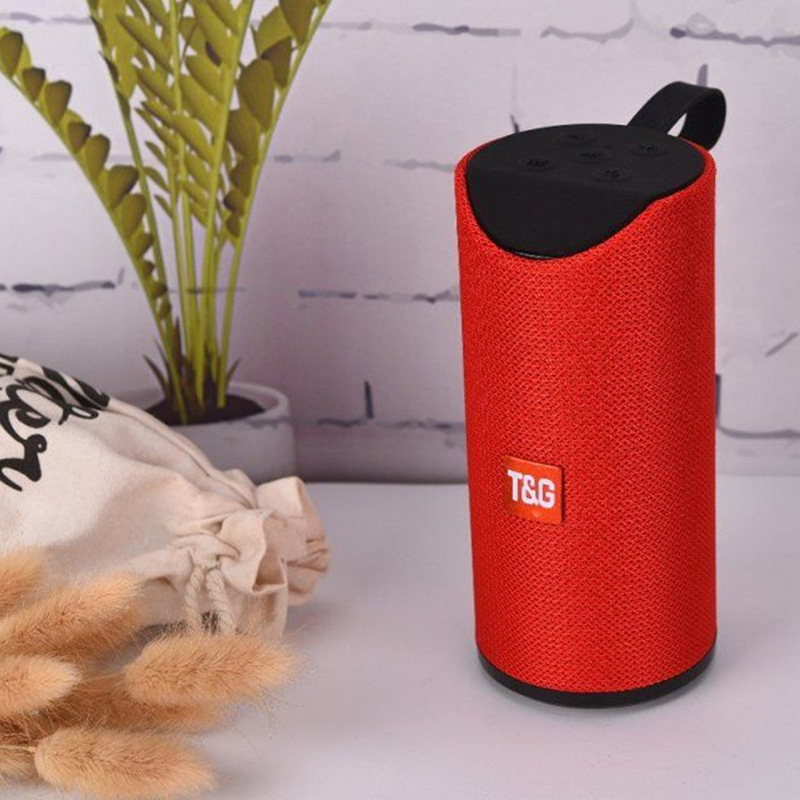 [Bluetooth audio] TG113 waterproof mobile phone Bluetooth speaker computer car subwoofer U disk TF card small steel gun