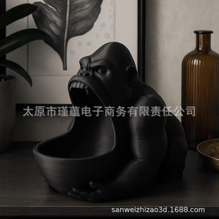 �羳Gorilla Shaped Bowl & Holder �ɐ۴����ɿ͏d���ÈԹ���
