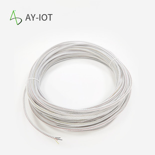 A- LLW4000 data center warehouse leakage monitoring alarm positioning 4-core water immersion detection Line Leakage nylon weaving feeling