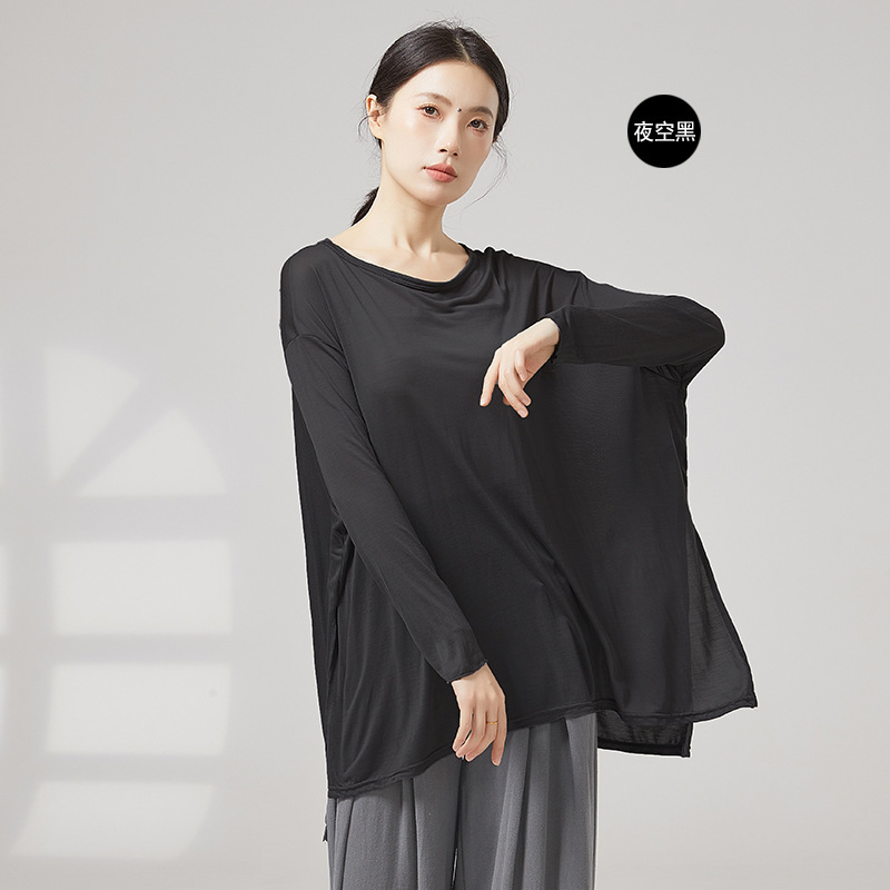Wilderness Wind バットシャツ ダンストップ ダンスウェア 練習着 新しいスタイル 日常練習着|undefined